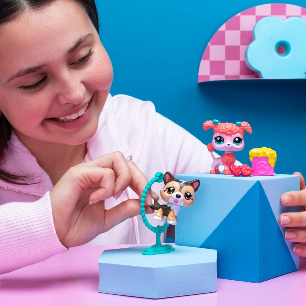 Littlest Pet Shop G7 Series 5 PET PAIRS Purple Paw (SUGAR & SPIKES) NEW SEALED e