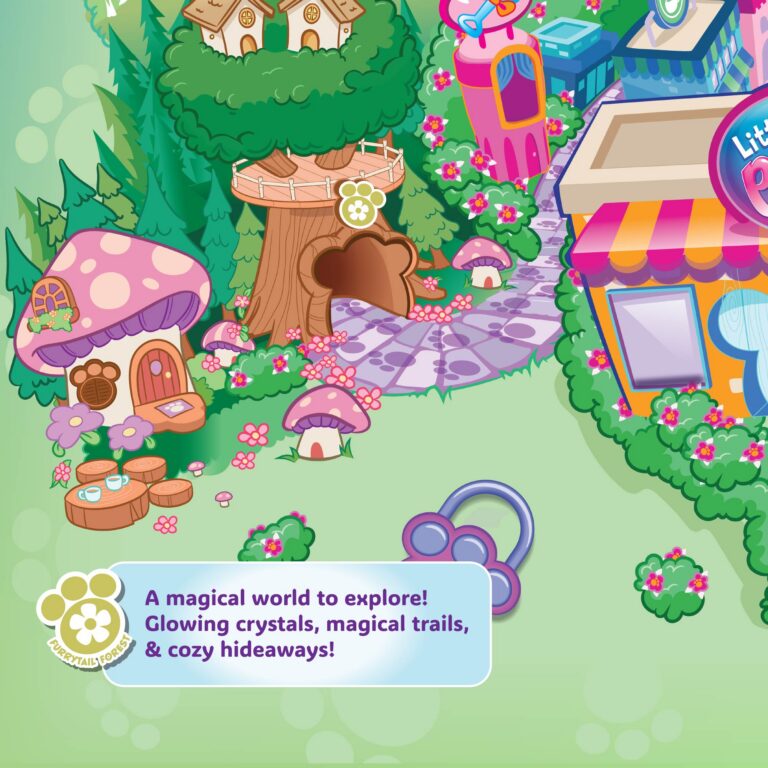Littlest Pet Shop 9 World of LPS map: Furrytail Forest