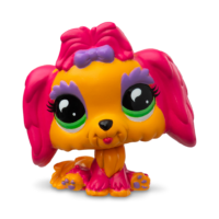 pink and orange maltese